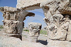 Die stadt alt römisch die Zitadelle hügel Jordanien 