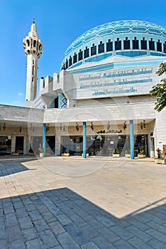 Amman Jordan. King Abdullah Mosque