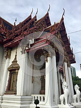 Wat Amarin Temple , Bangkok Thailand photo