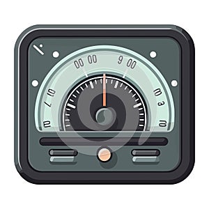 Ammeter icon, simple style