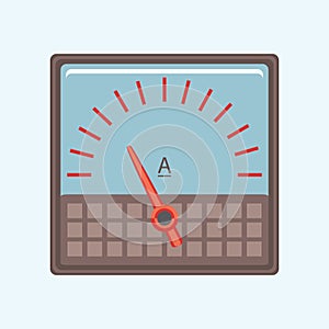 ammeter. Vector illustration decorative design