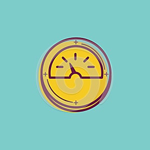 ammeter. Vector illustration decorative design