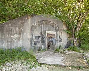 Ammo bunker 39 with gun emplacement missing