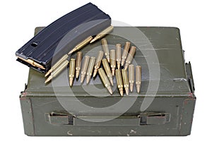 Ammo can with ammunition