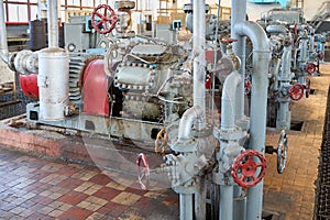 Ammonia refrigerant compressor as interior element of chemical enterprise ammonia reciprocating compressors with