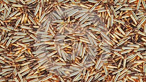 Ammunition 5.56 mm bullets - 3D Rendering