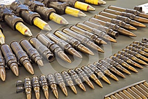 Ammunition on display in the War Remnants Museum in Ho Chi Minh