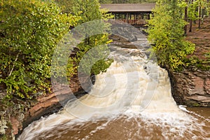 Amnicon Lower Falls & Covered Bridge