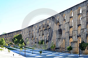 Amoreira Aqueduct of Elvas, Portugal