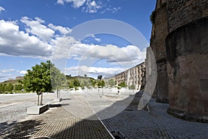 Amoreira Aqueduct in Elvas, Portugal