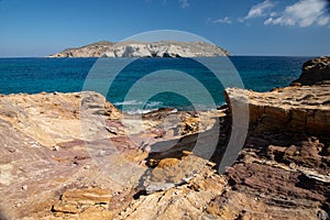 Amorgos island, Aegean coastal landscape, Greece