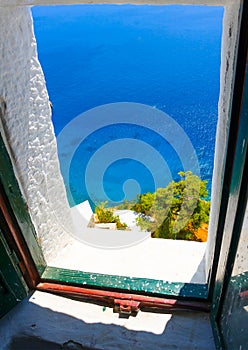 In Amorgos island in Greece