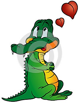 Amorous Crocodile photo