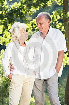 Amorous senior marriage