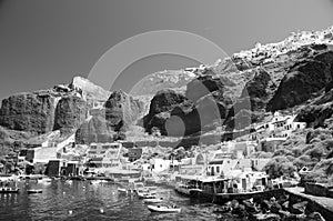 Amoudi bay oia santorini greek island