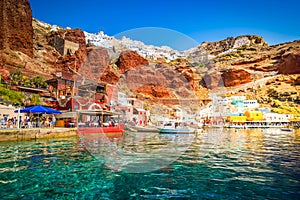 Amoudi bay, Santorini, Greece