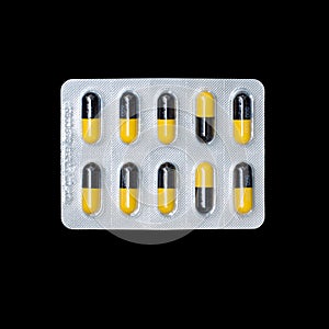 Amoxycillin capsule in blister pack photo