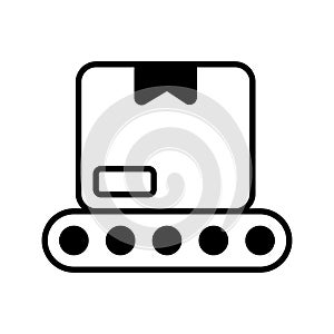 Ampere Meter vector Solid icon style illustration. EPS 10 file