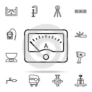 ampermeter icon. Measuring Instruments icons universal set for web and mobile