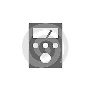 Ampermeter, multimeter, voltmeter icon. Element of materia flat tools icon