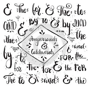 Ampersand and Catchwords