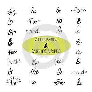Ampersands and Catchwords