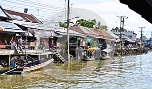 Amphawa Floting Market in Thailand