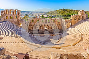 Amphitheater of Acropolis in Athens, Greece