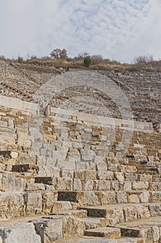 Amphitheater of ancient Greek city of Ephesus near SelÃ§uk, Turkey