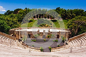 Amphitheater in ancient village Altos de Chavon -