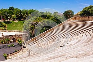 Amphitheater in ancient village Altos de Chavon -