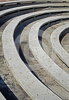 Amphitheater grandstand detail, Rio de Janeiro