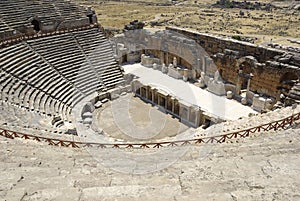 Amphitheater in Hierapolis/Pamukkale.