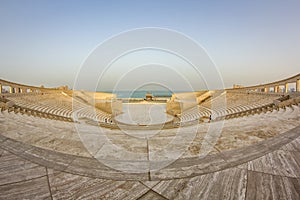 The amphitheater in Katara Cultural Village, Doha Qatar photo