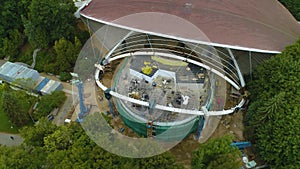 Amphitheater Koszalin Amfiteatr Paderewskiego Aerial View Poland