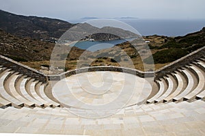 Amphitheater Milopotas beach Ios Greece