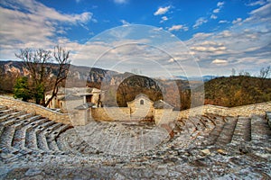 Amphitheater at Monodendri Village, Zagoria, Greece