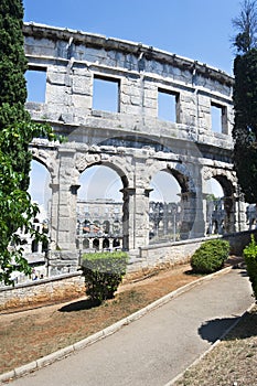 Amphitheater in Pula,Croatia