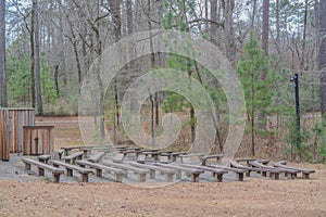 The Amphitheater at Ratcliff Lake Recreation Area, in Ratcliff, Texas