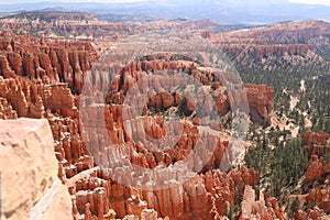 Amphitheater Reddish fairy chimneys Bryce Canyon