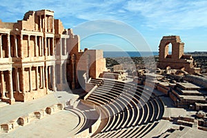 Amphitheater Sabratha Libya photo