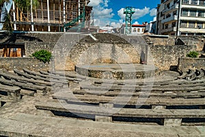 Amphitheater in Stone Town Muslim Fortress. Zanzibar, Tanzania photo