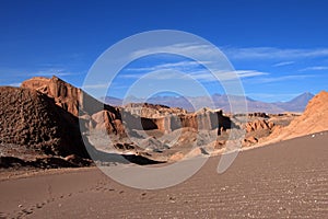 Amphitheater, valle de la Luna, valley of the moon, Atacama desert Chile