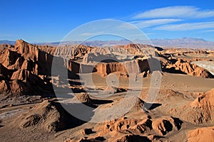 Amphitheater, valle de la Luna, valley of the moon, Atacama desert Chile