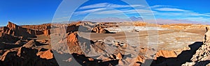 Amphitheater, valle de la Luna, valley of the moon, Atacama desert Chile