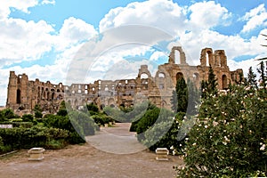 Amphitheatre in El Djem, Tunisia, Africa