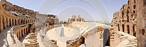 Amphitheatre in El-Jem, Tunisia photo