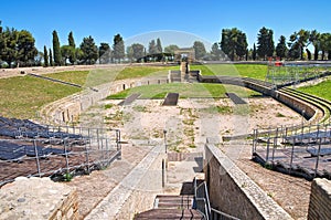 Amphitheatre of Lucera. Puglia. Italy.