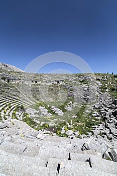 Amphitheatre of Sagalassos in Isparta, Turkey