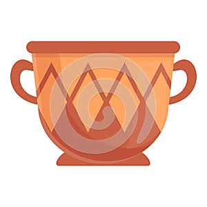 Amphora style icon, cartoon style